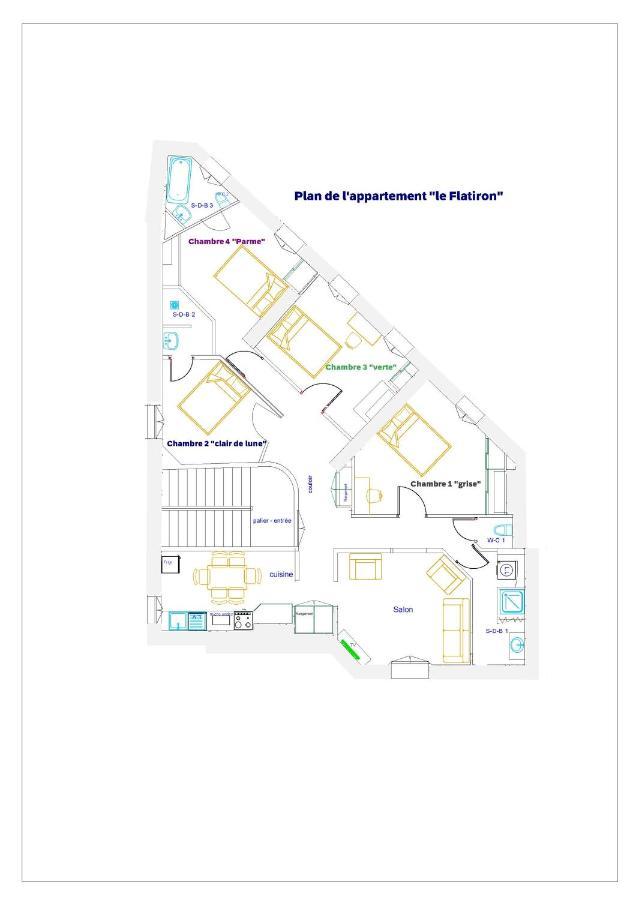 Appartement Le Flatiron - 4 Chambres 타르브 외부 사진